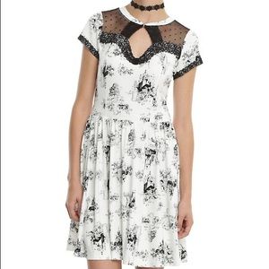Hot Topic Disney Princess Print Dress